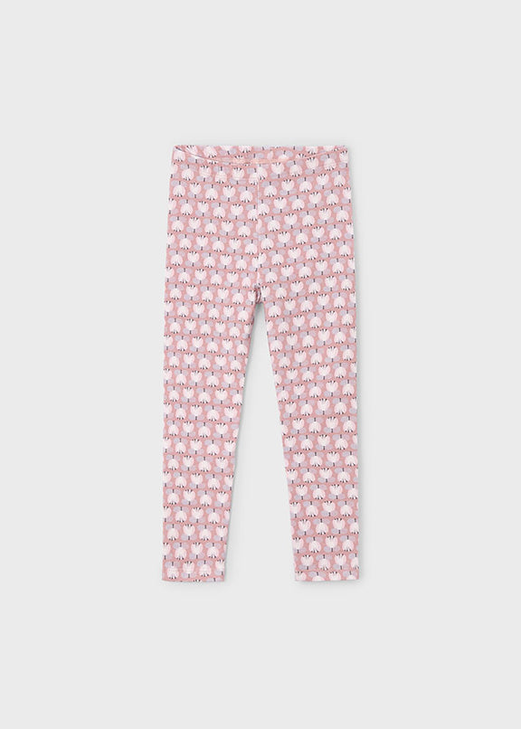 Knit printed leggings