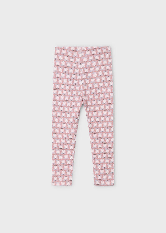 Knit printed leggings