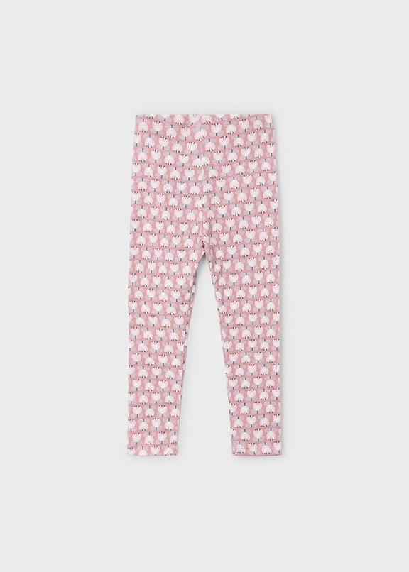 Knit printed leggings