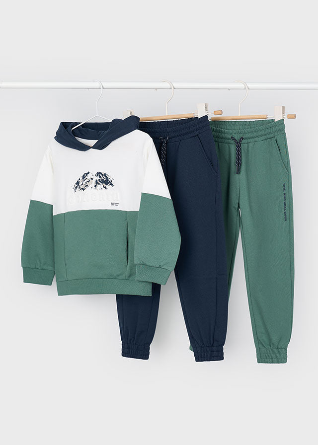 Pullover tracksuit 2 pants