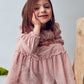 Tulle printed dress