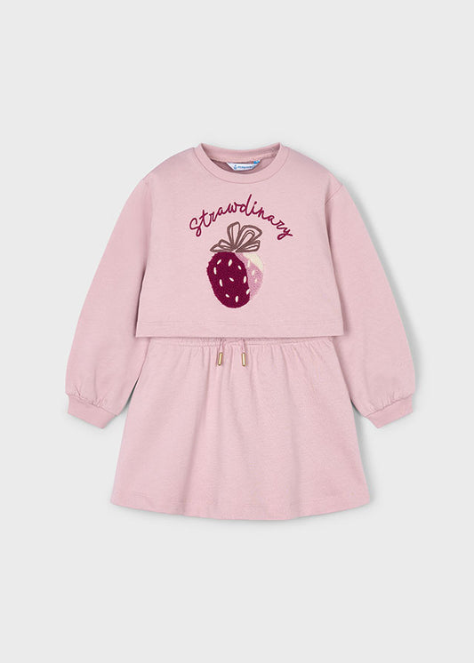 2 piece fleece dress