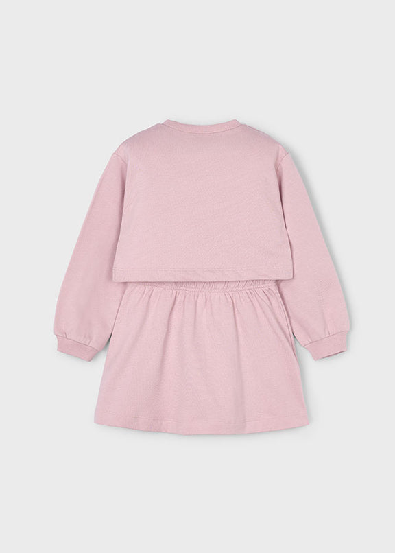 2 piece fleece dress