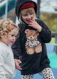 Fleece hooded dress