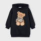 Fleece hooded dress