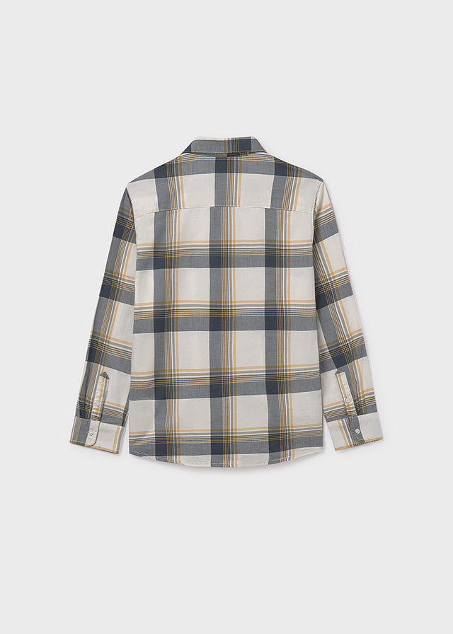 L/s checked shirt