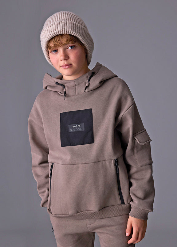 Contrast pullover