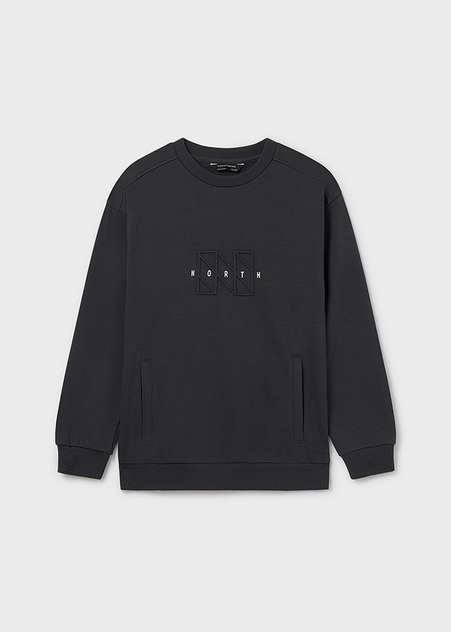 Embossed pullover