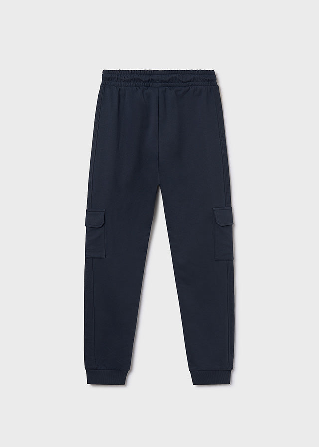Knit cargo pants