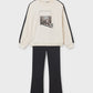 Flared leggings set