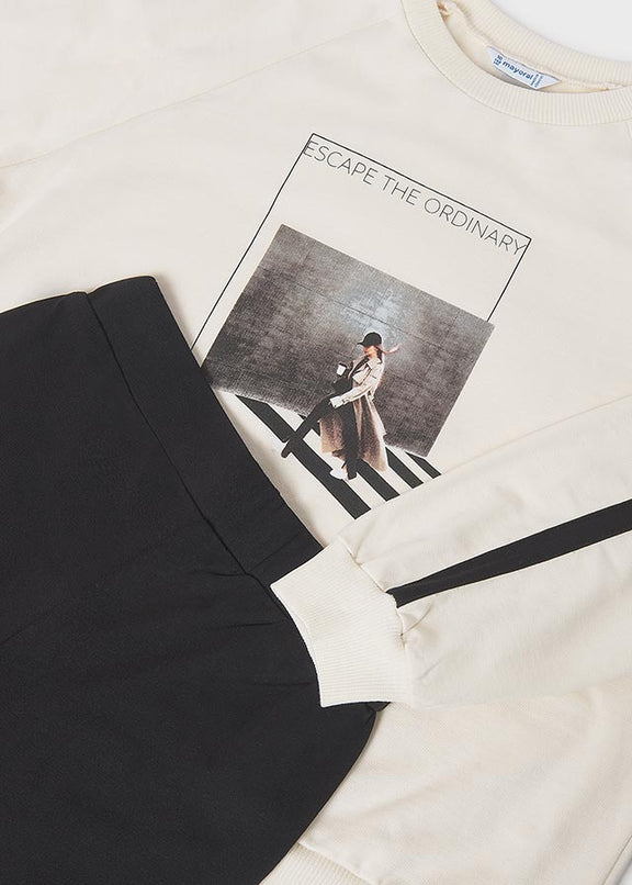 Flared leggings set