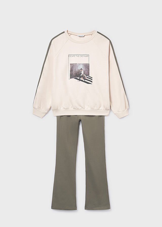 Flared leggings set