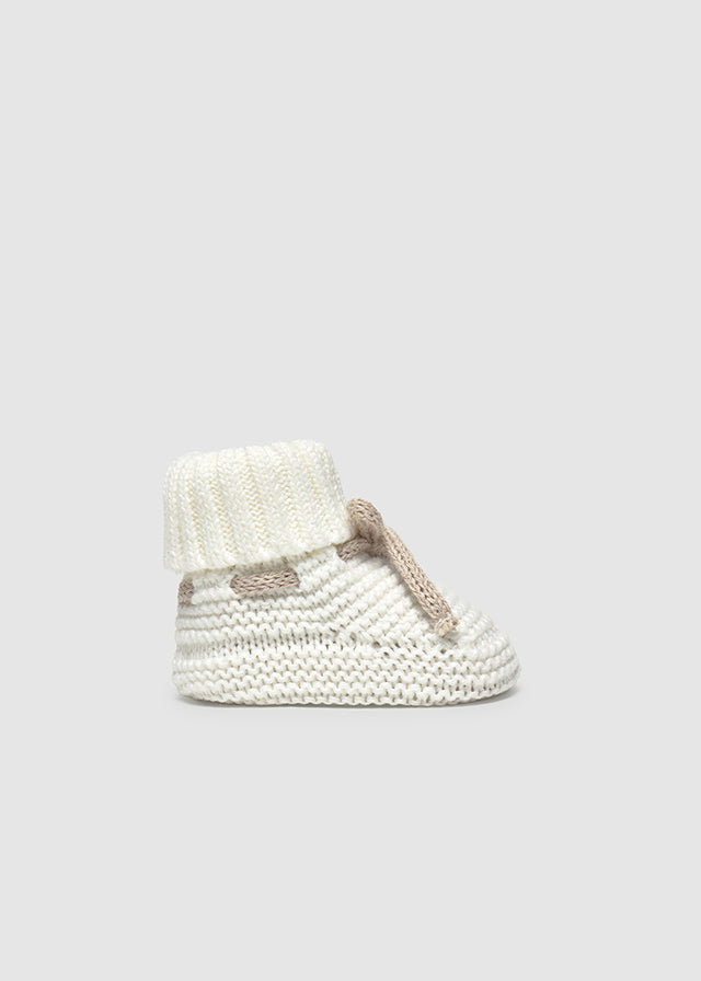 Knit booties