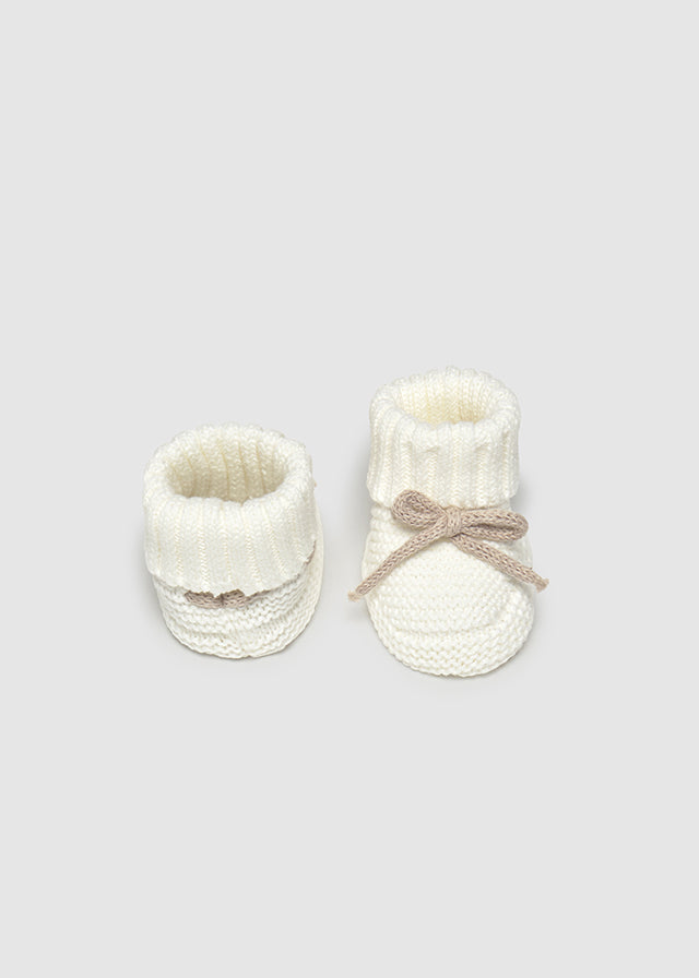 Knit booties