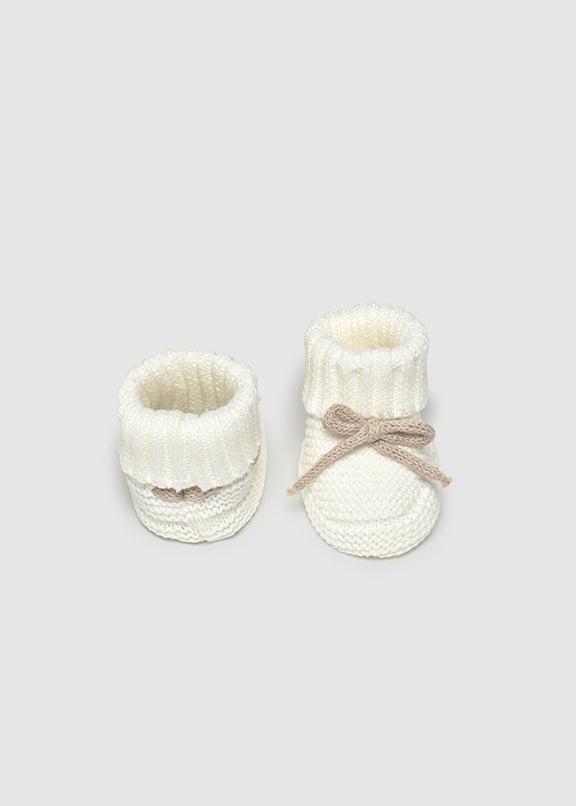 Knit booties