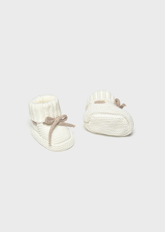 Knit booties