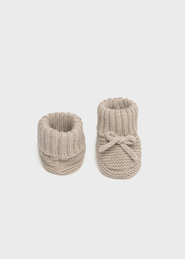 Knit booties