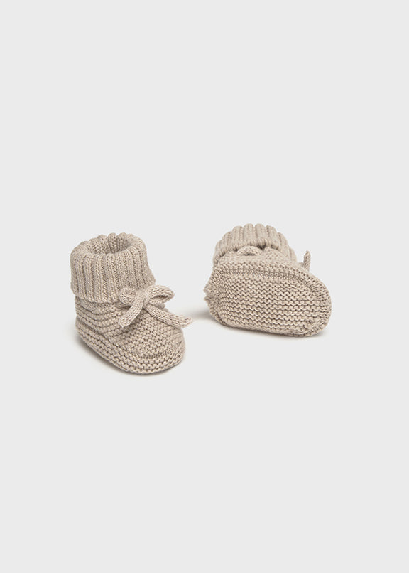 Knit booties