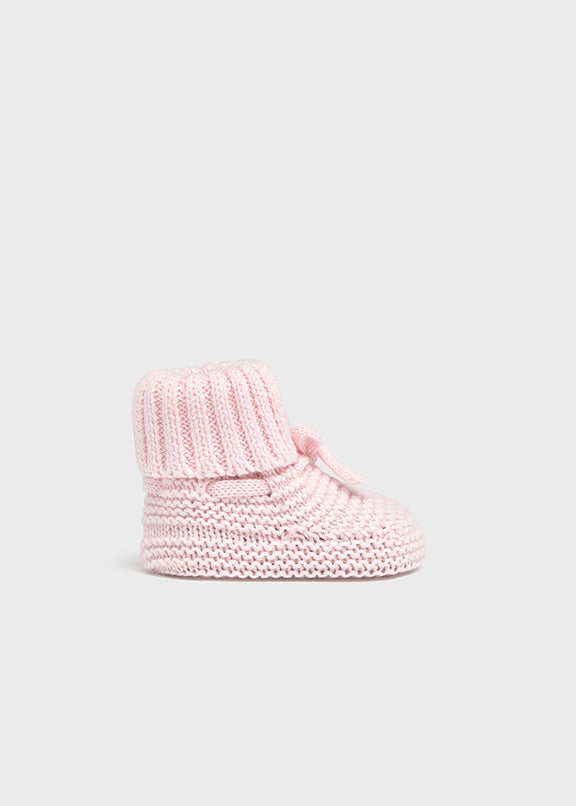 Knit booties
