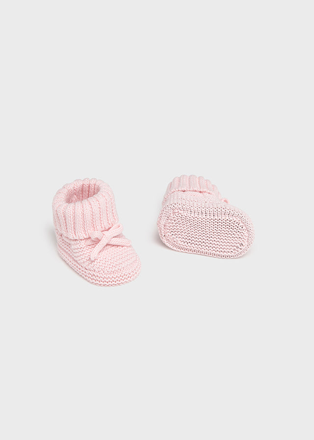 Knit booties