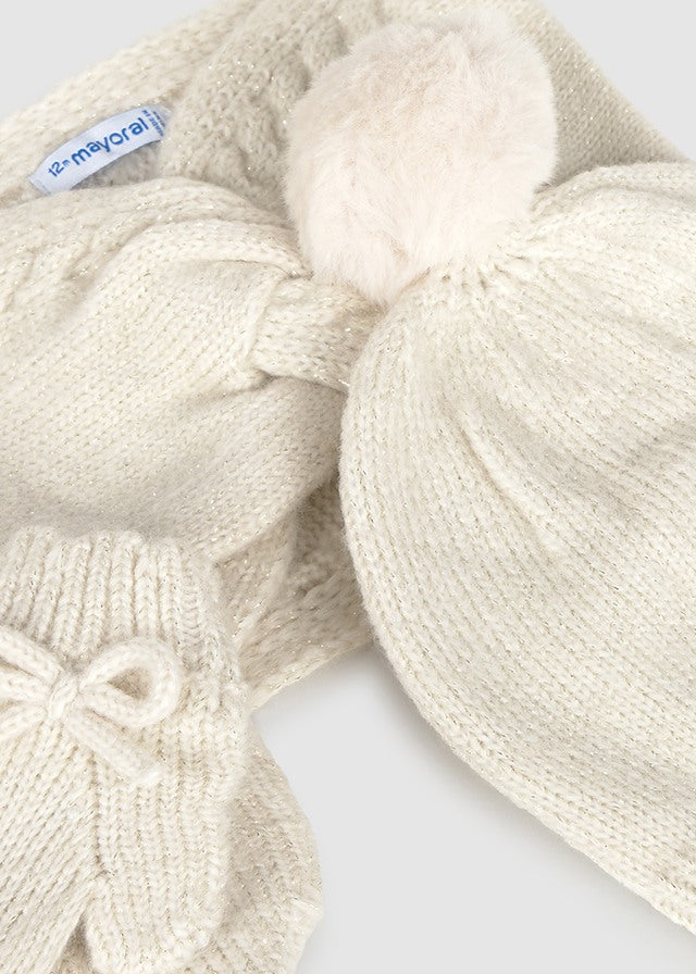 Hat-scarf set