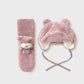 Fur hat & scarf set