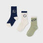 Set of 3 socks "dinos"