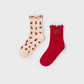 Set 2 jacquard socks