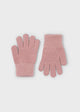 tricot fur gloves