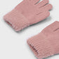 tricot fur gloves