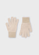 tricot fur gloves