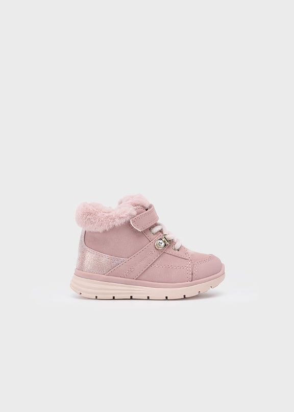 Faux fur bootie