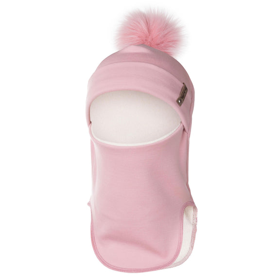 Merino snowhood PINK