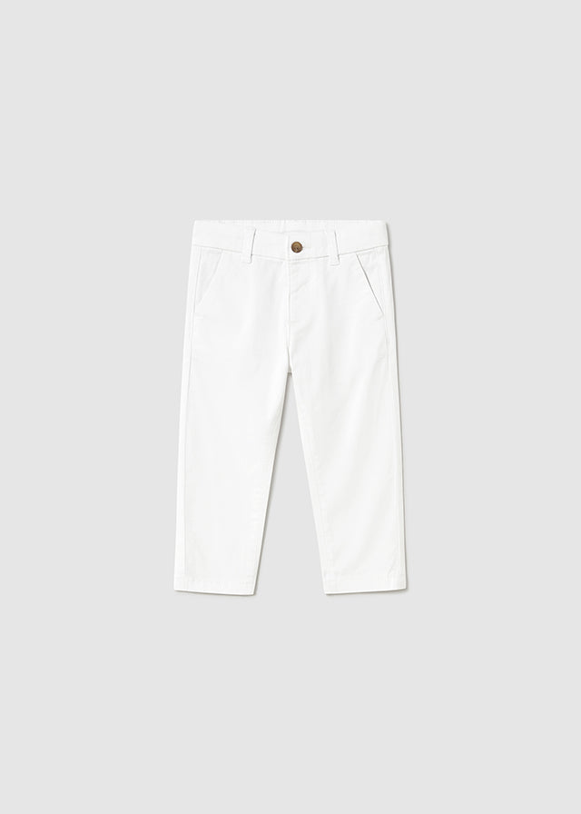 Twill basic trousers