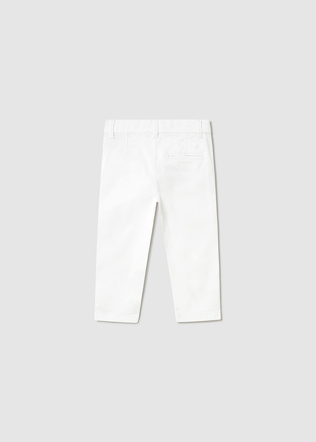 Twill basic trousers