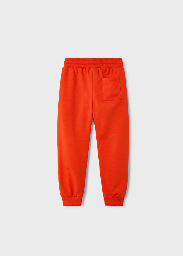 Basic cuffed fleece trousers