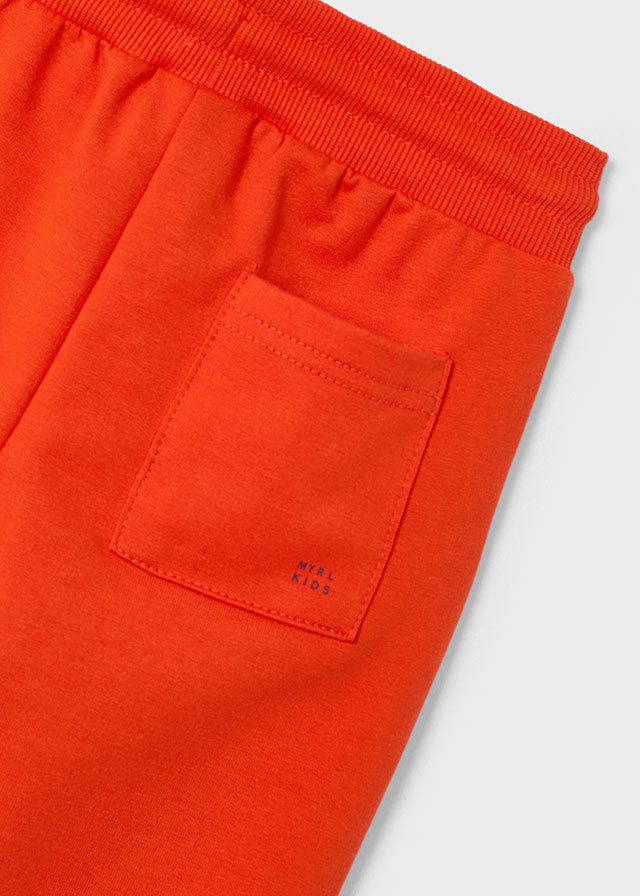 Basic cuffed fleece trousers