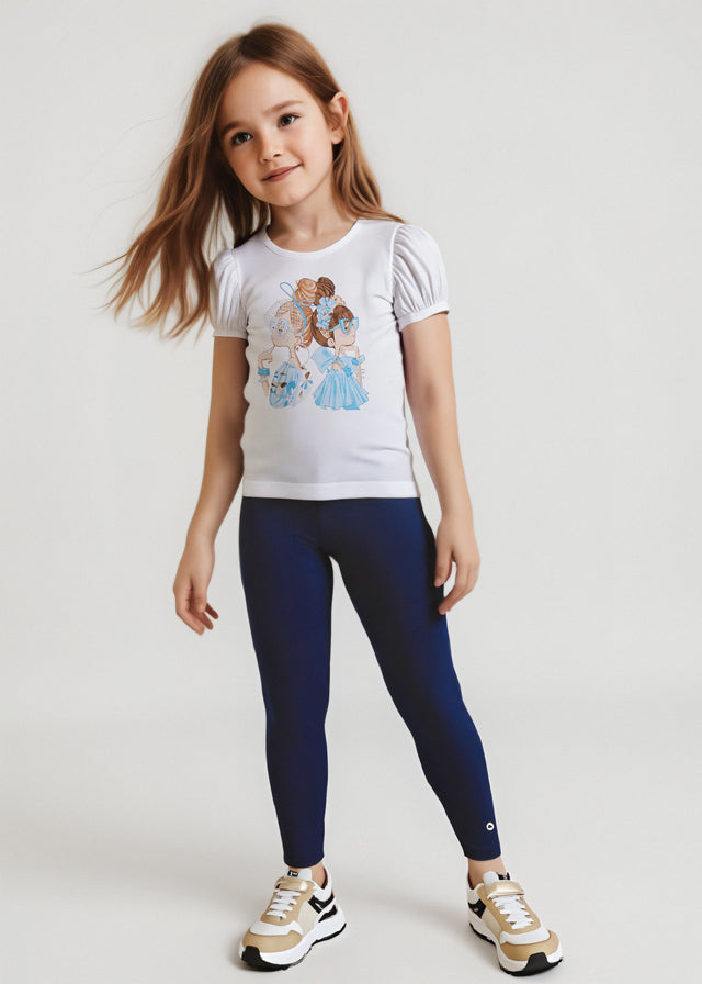 Long basic leggings