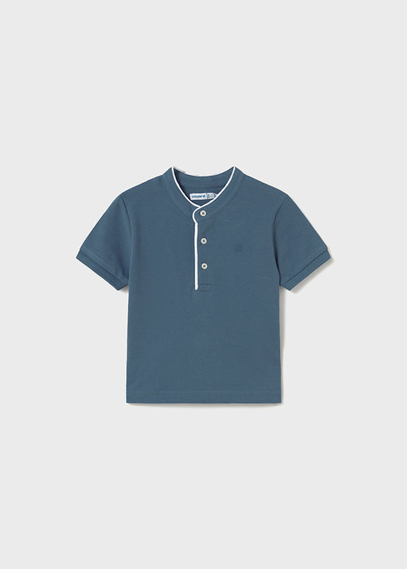 Polo s/s mao neck