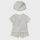Shorts & shirt w/hat set