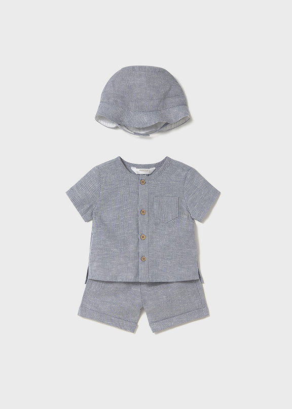 Shorts & shirt w/hat set