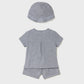 Shorts & shirt w/hat set