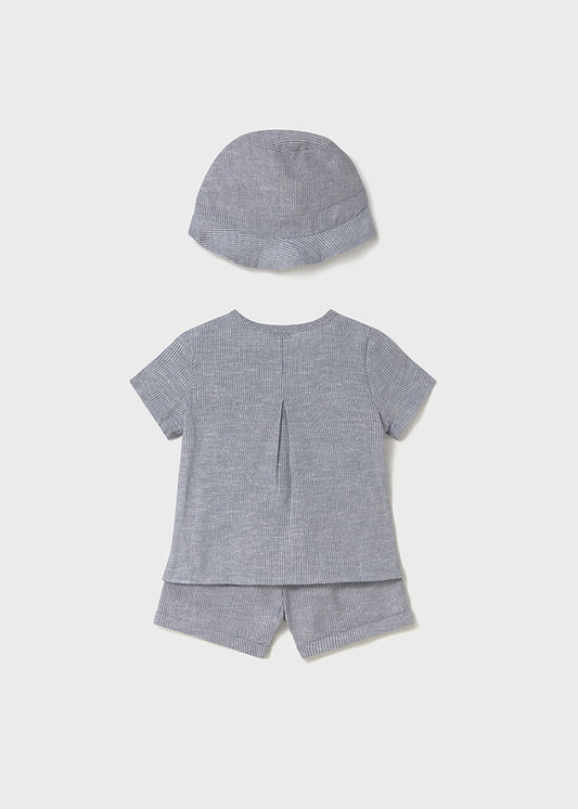 Shorts & shirt w/hat set