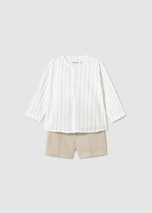 L/s shirt and bermuda set