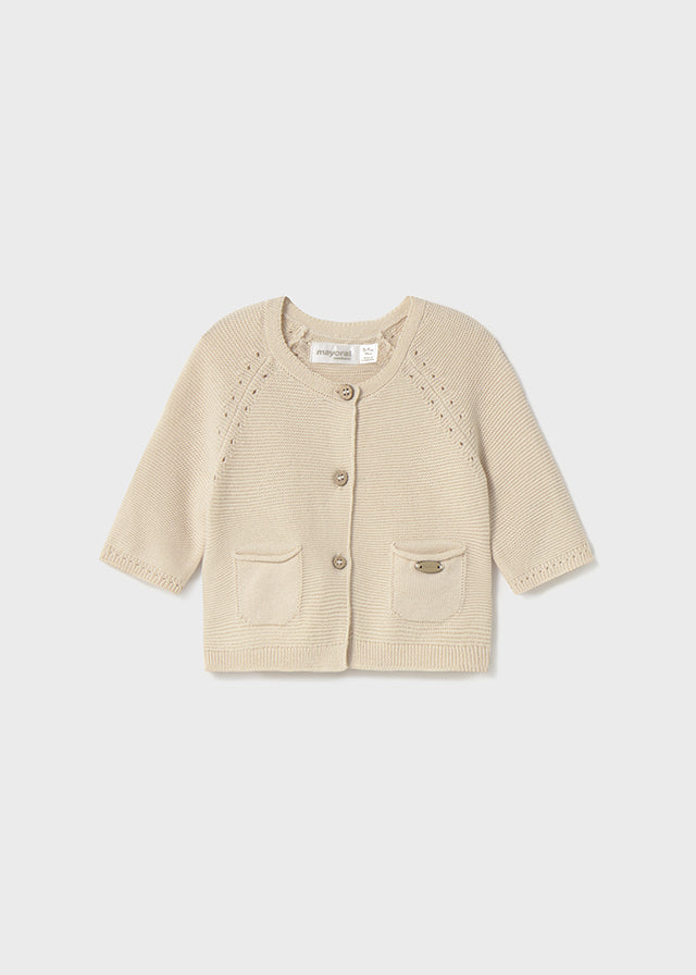 Knit long cardigan