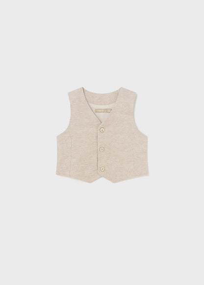 Dressy linen vest