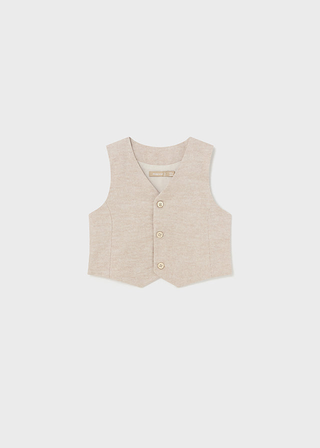 Dressy linen vest