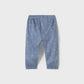 Printed long trousers