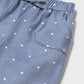 Printed long trousers