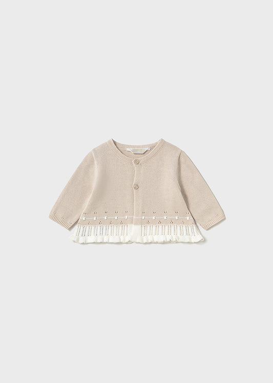 Long knit 3-piece trouset set